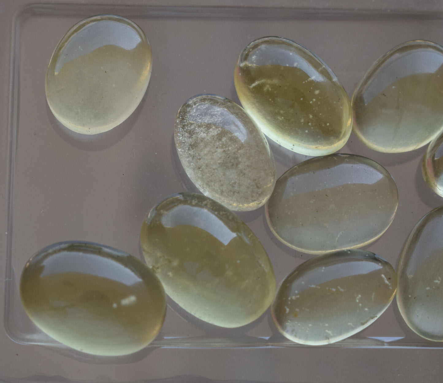 20 Libyan Desert glass Cabochon, desert glass from an asteroid impact- 336 Carat