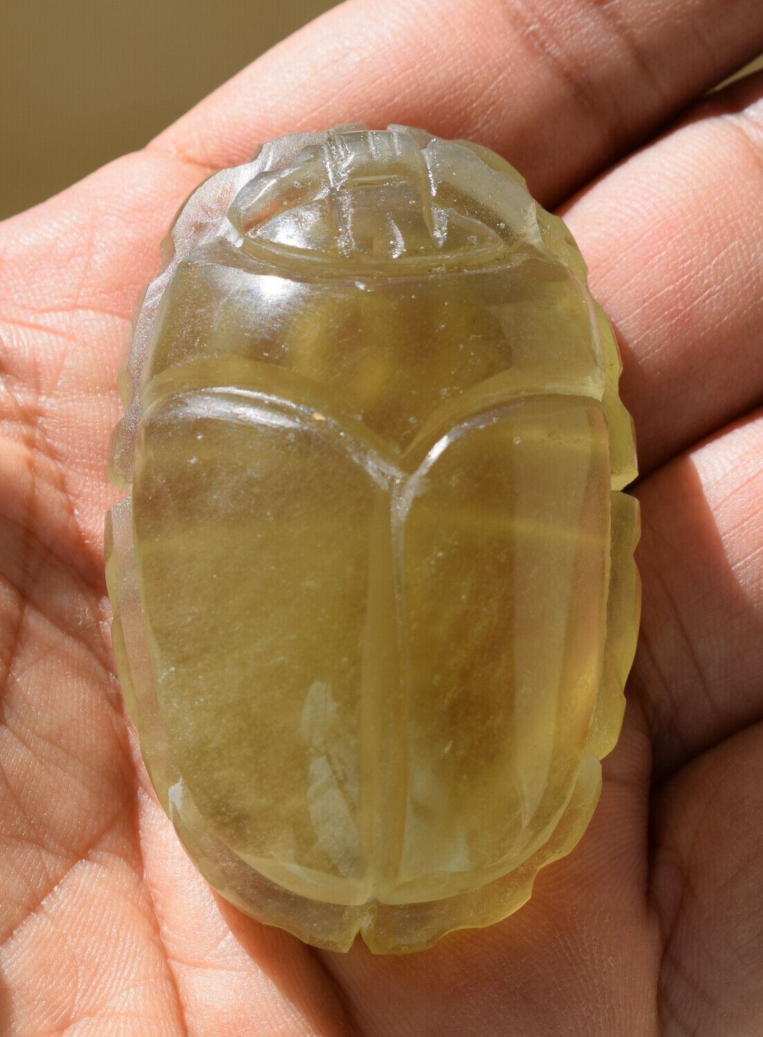 Libyan Desert Glass, Egyptian Scarab, Scarab Beetle, asteroids Impact, 391 Carat