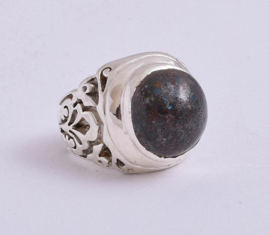 Egyptian Turquoise Sterling silver Men Ring-Middle Eastern