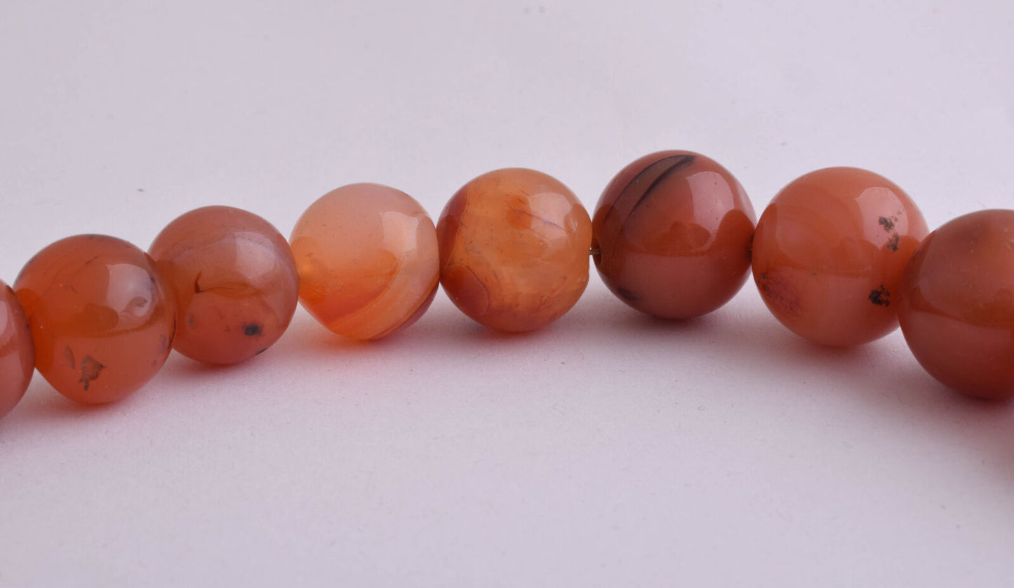 Vintage Carnelian Agate beads Necklace-trade beads-middle eastern-220 gram