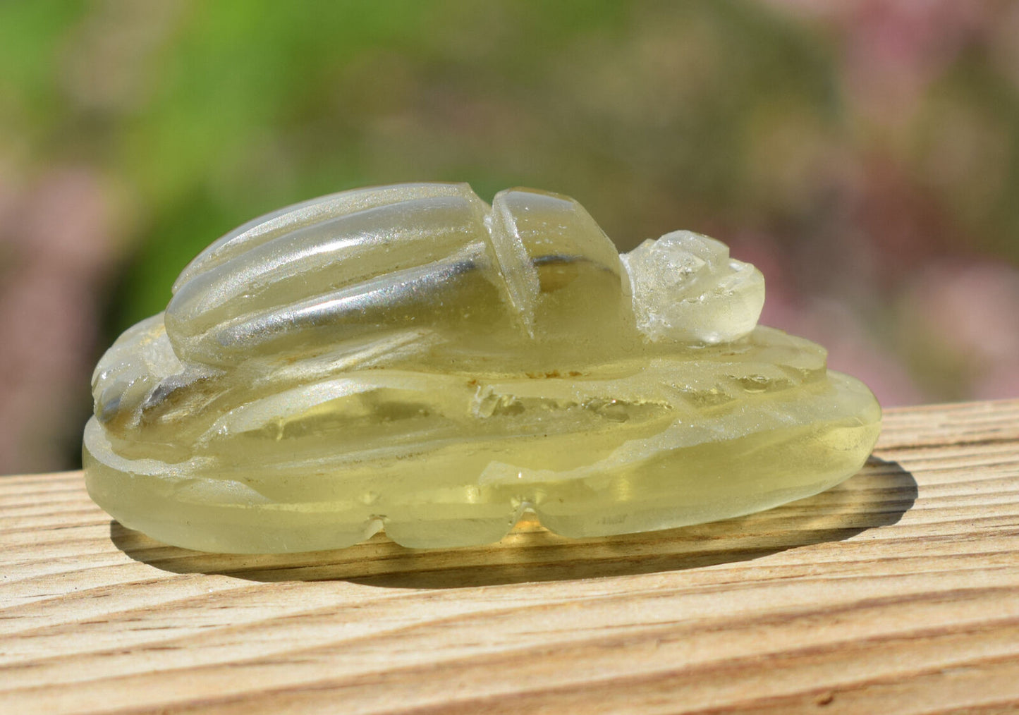 Libyan Desert Glass, Egyptian Scarab, Scarab Beetle, asteroids Impact, 151Carat