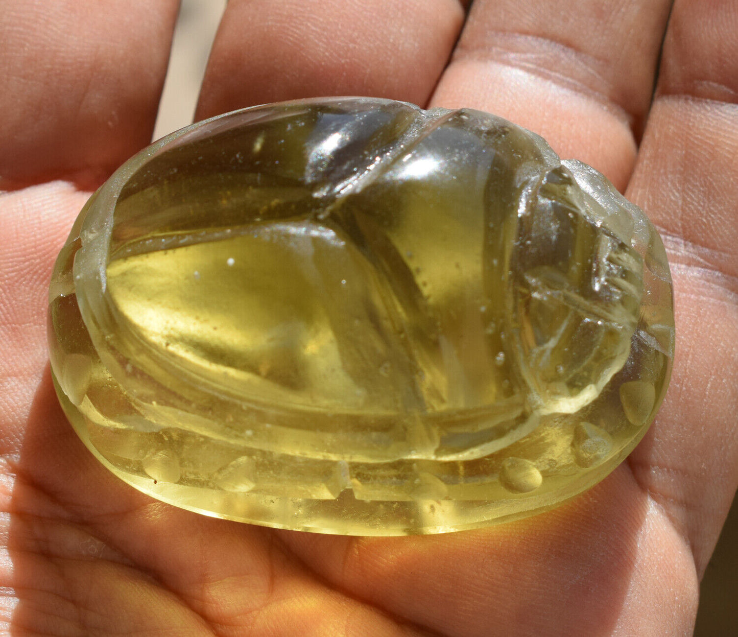 Libyan Desert Glass, Egyptian Scarab, Scarab Beetle, asteroids Impact, 515 Carat