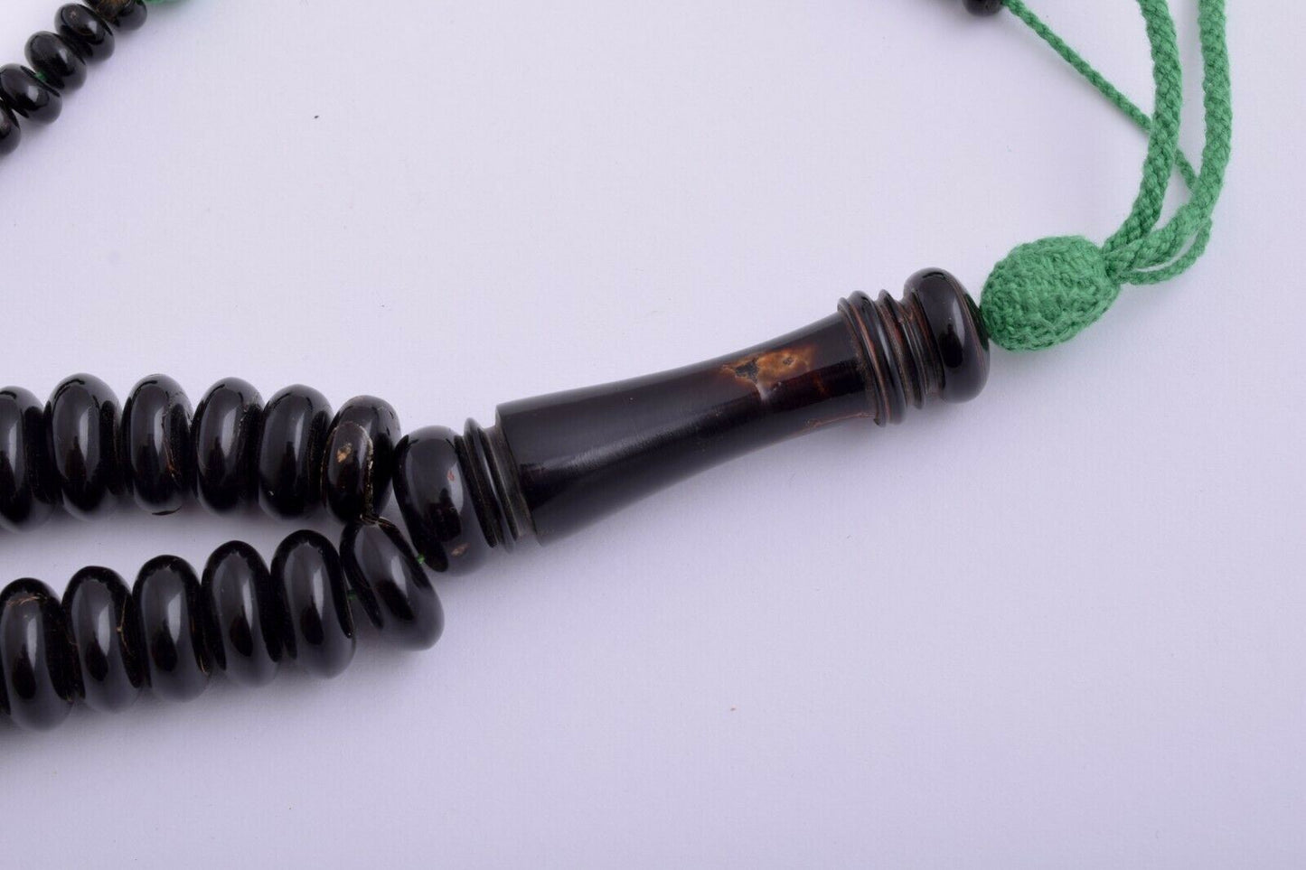 Prayer Beads- Black Coral-Yusr komboloi-Islamic Tasbih-سبحة يسر البحر الاحمر