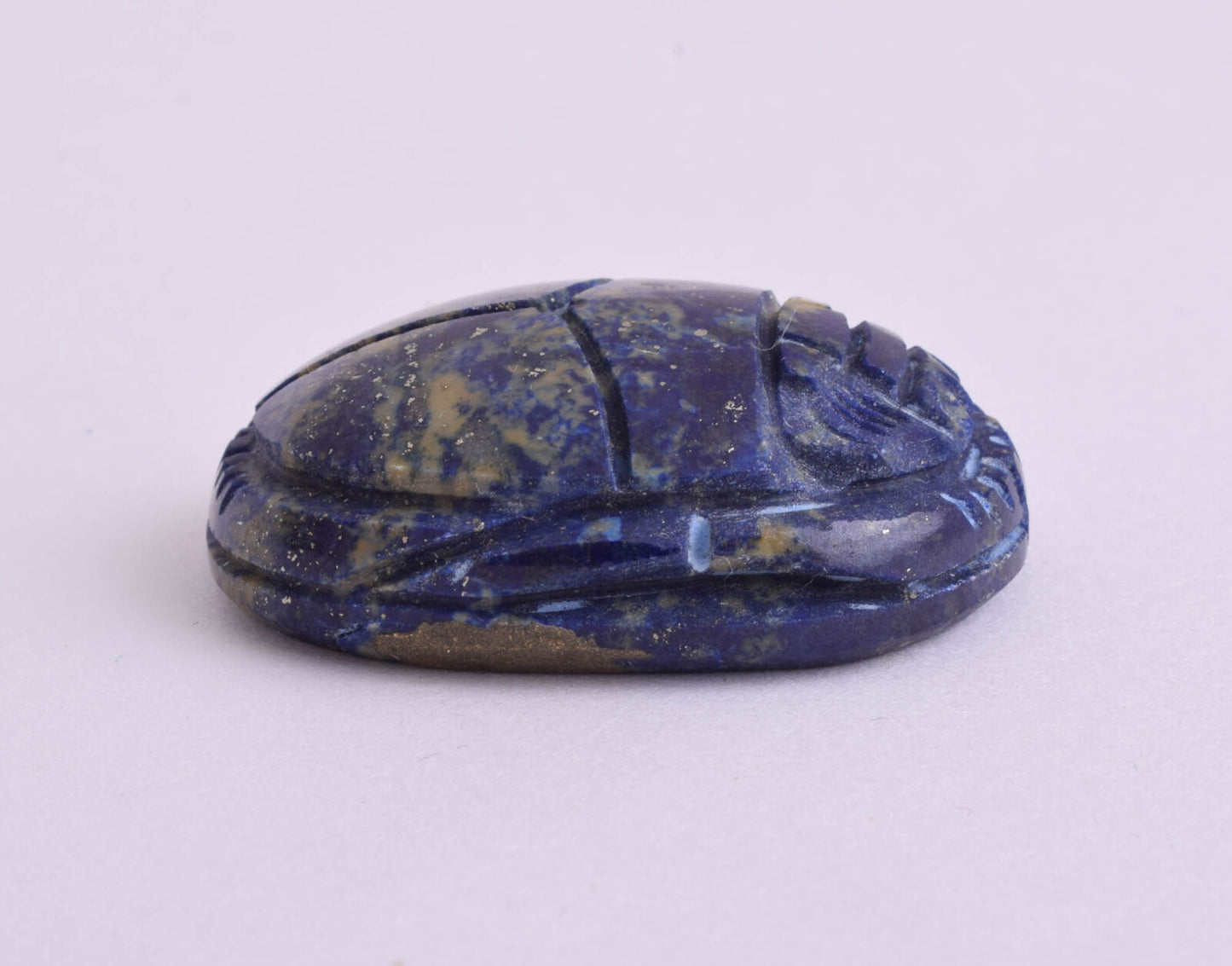 Egyptian Scarab-Hand Carved Egyptian Lapis Lazuli Scarab- 1.7" / 37 gram