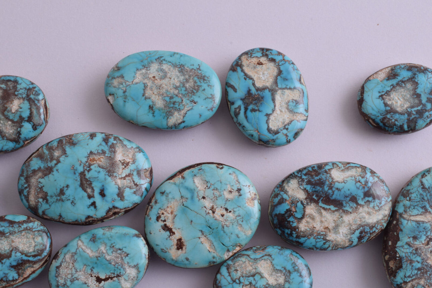 Egyptian Turquoise Cabochon/ 13 Cab cabochon stone- 850 Carats-Lot