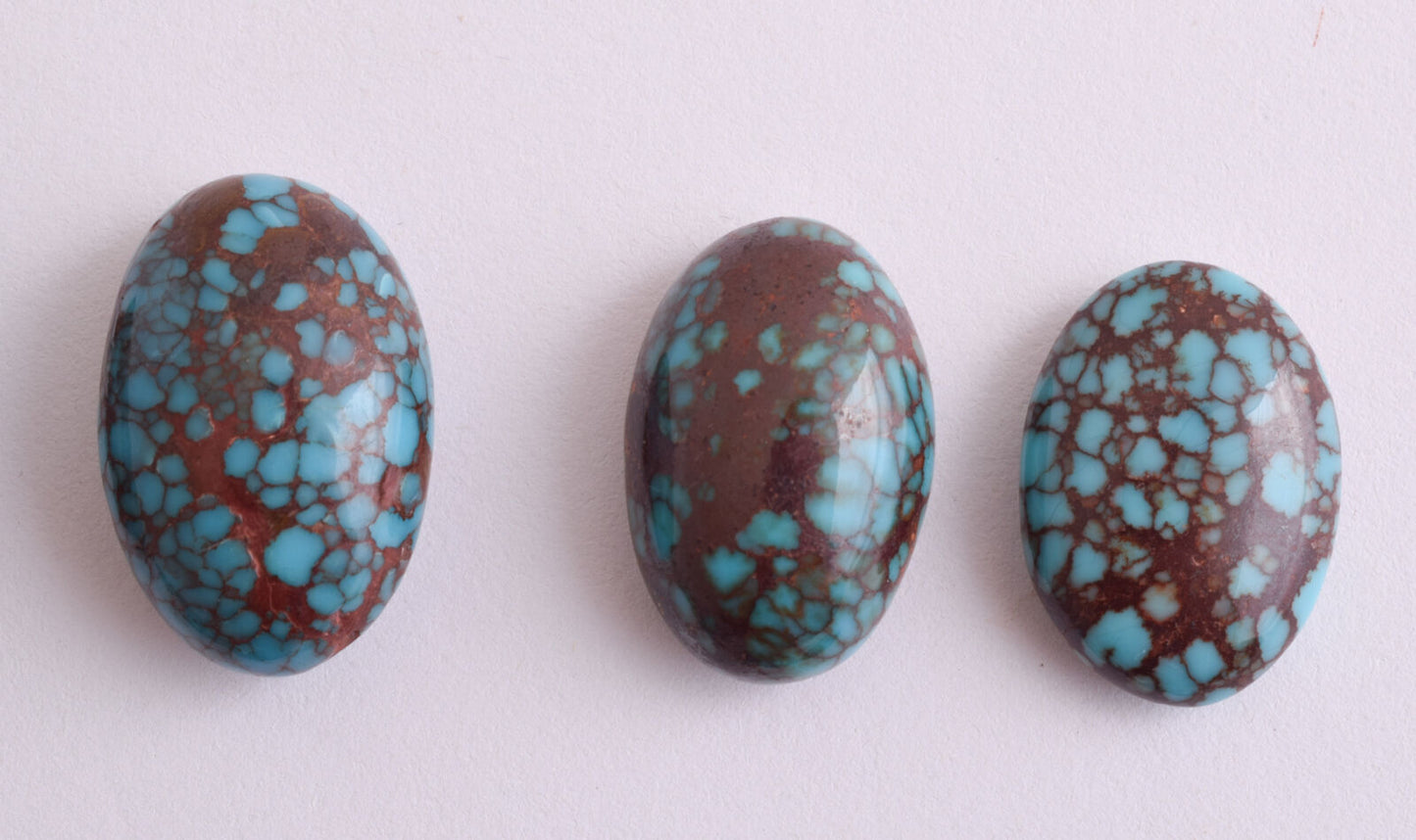 Egyptian Turquoise spiderweb Cabochon/  8 Cab cabochon stone- 276 Carats-Lot