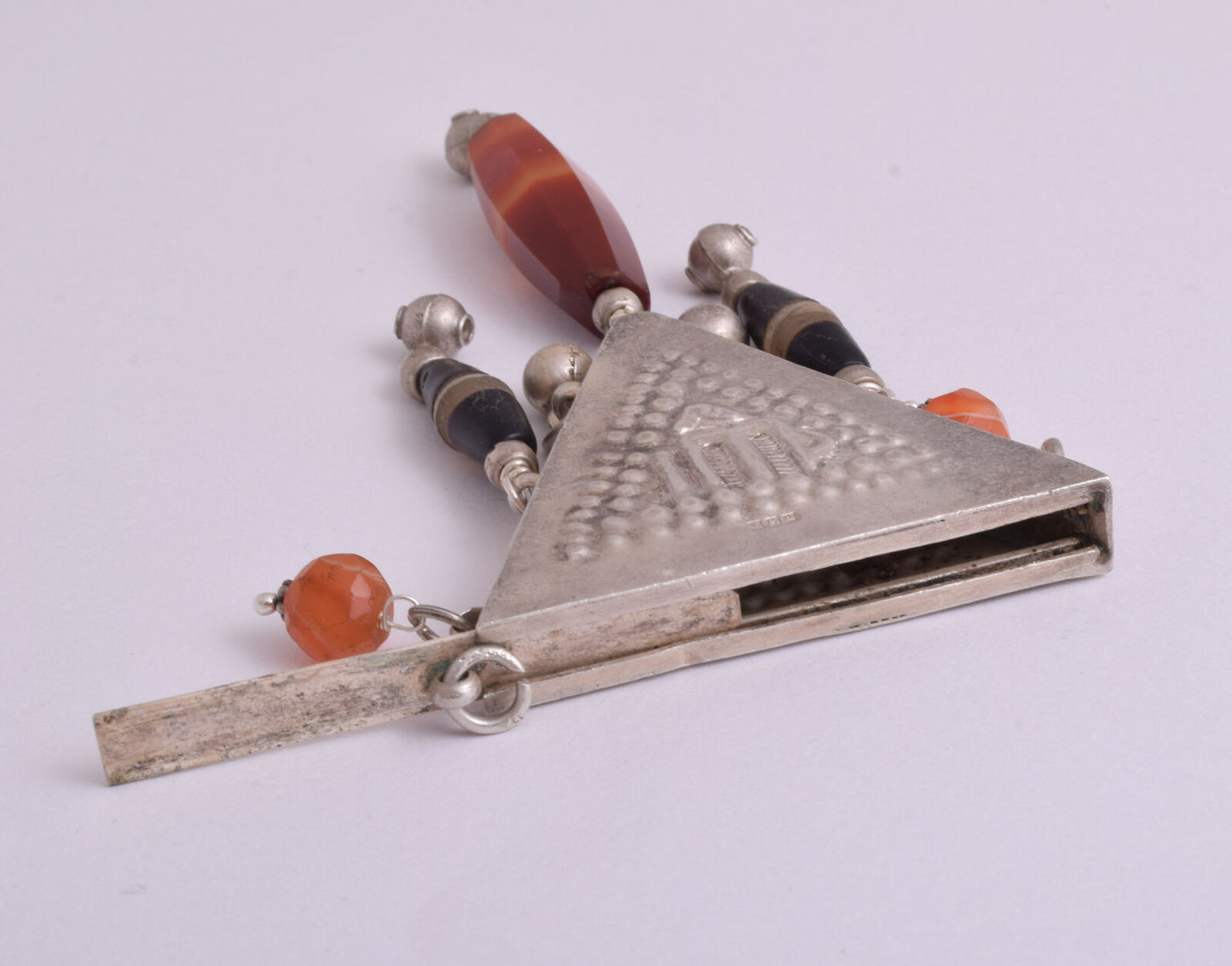 Vintage Silver Egyptian Zar Amulet Pendant-cult rutual egyptian jewelery