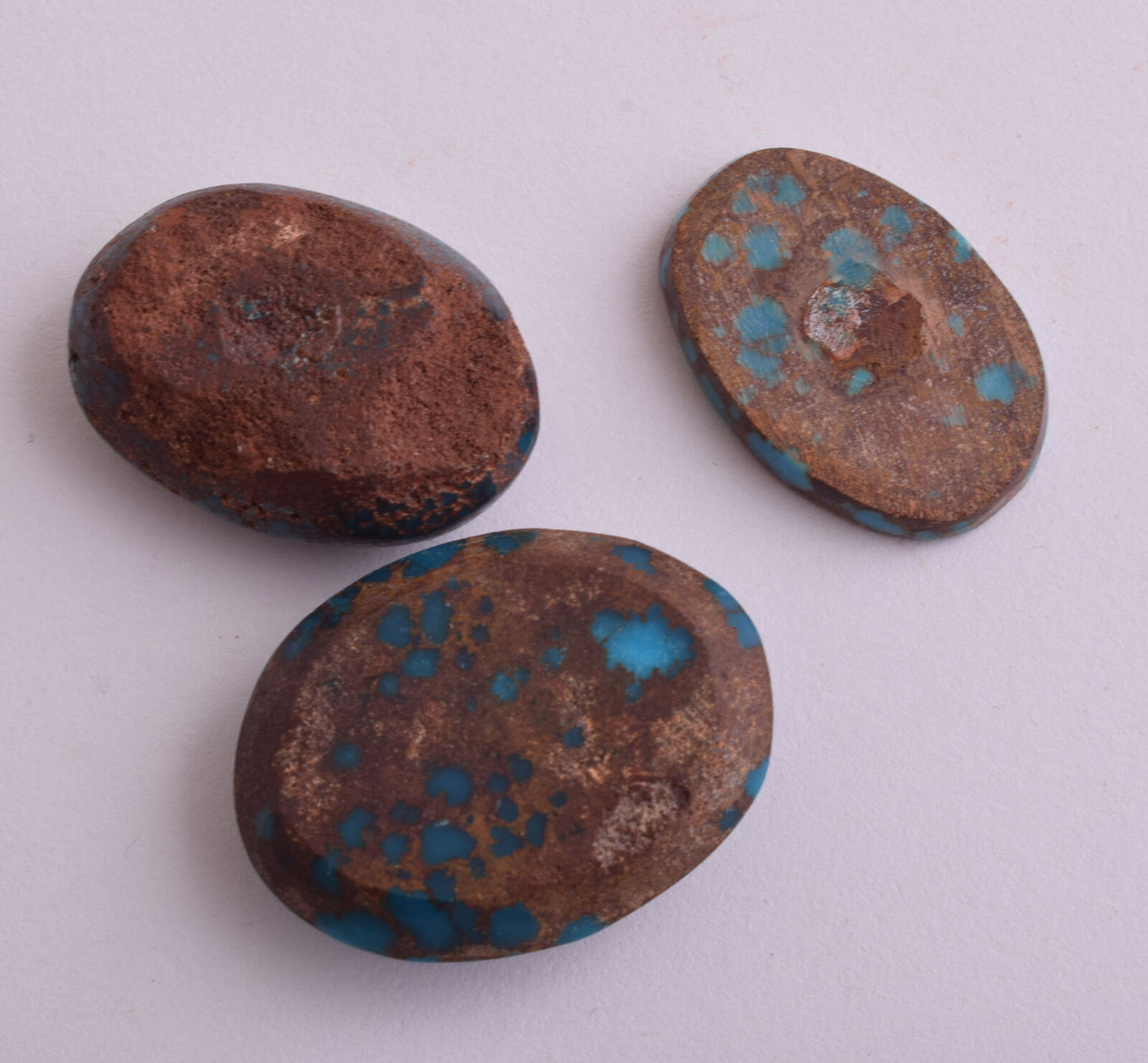 Egyptian Turquoise spiderweb Cabochon/ 3 Cab cabochon stone- 145 Carats-Lot