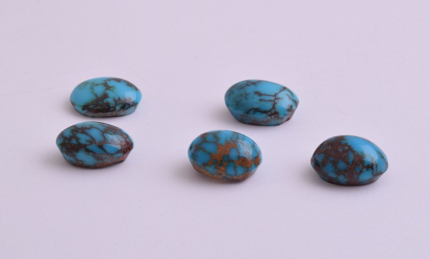 Egyptian Turquoise Cabochon/ 5 Cab Cabochon stone- 78 Carats-Lot