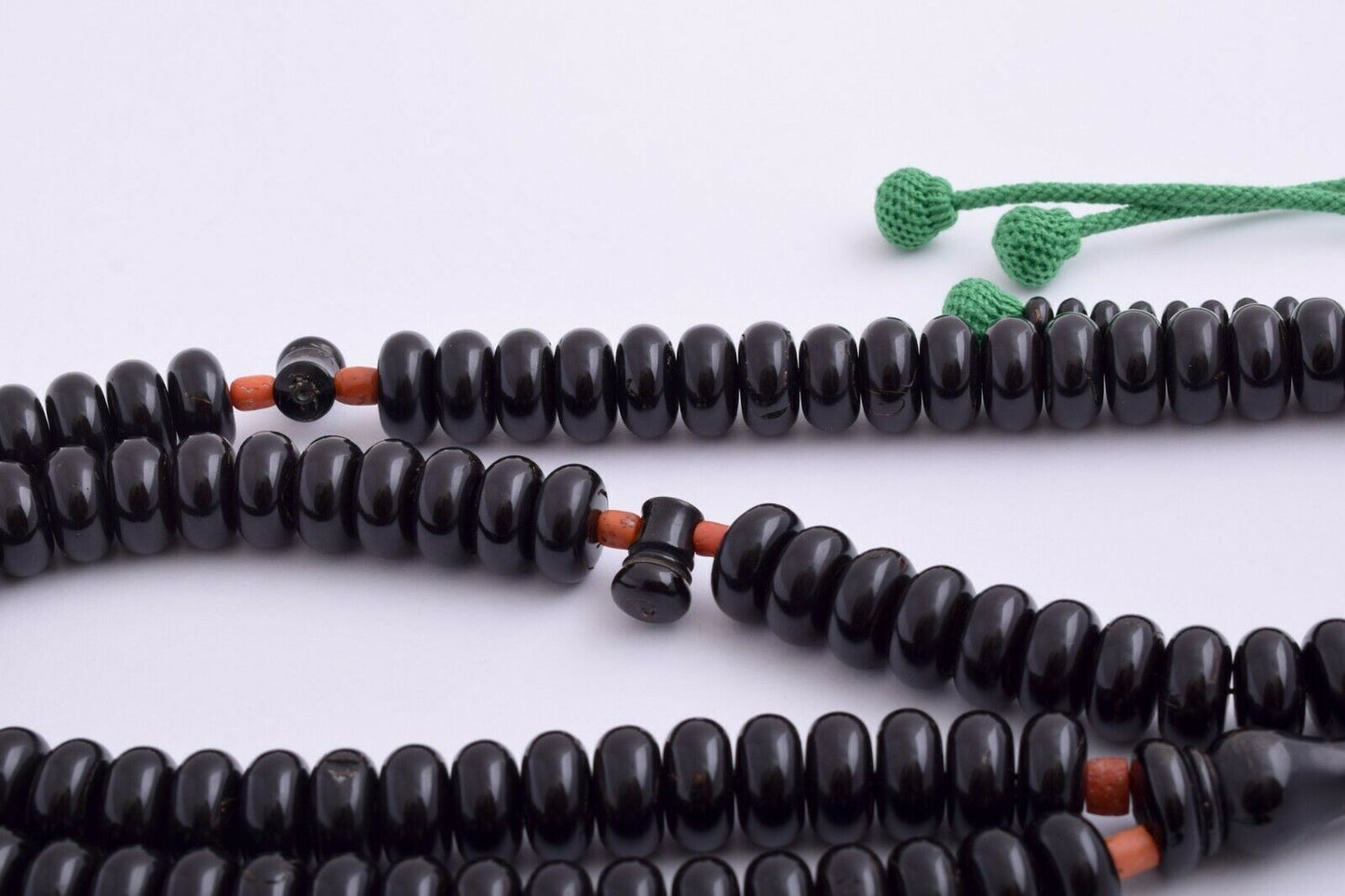 Prayer Beads- Black Coral-Yusr komboloi-Islamic Tasbih-سبحة يسر البحر الاحمر