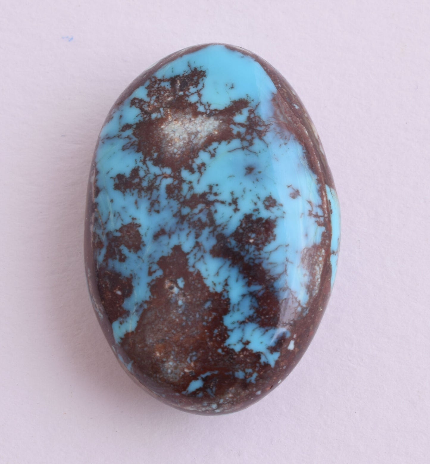 3 Egyptian Turquoise Cabochon/ Spiderweb Cab Cabochon stone 75 Carats/ 24mmX16mm