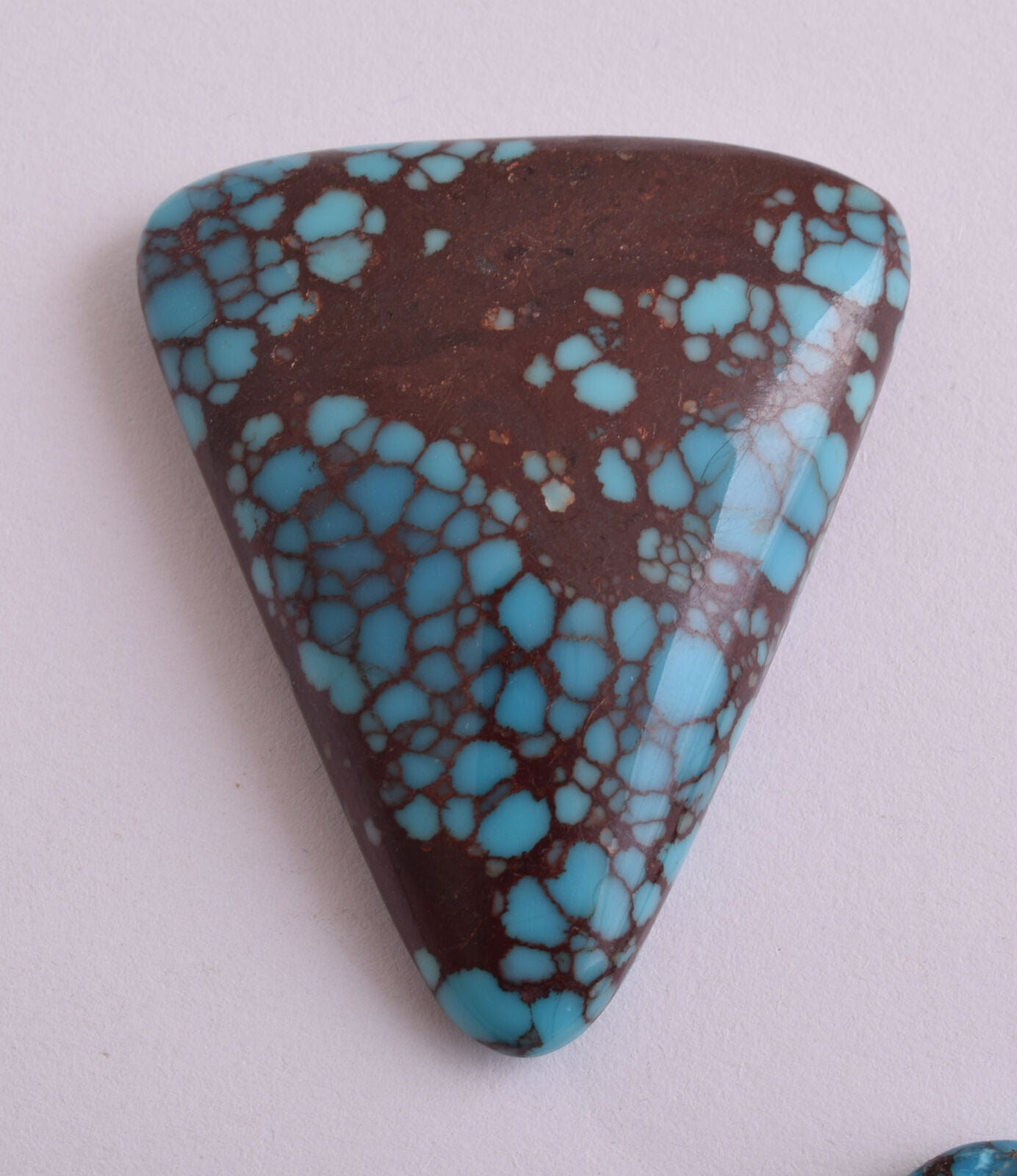 Egyptian Turquoise smoky Cabochon/+110 flat cab stone- 204 Grams-Lot