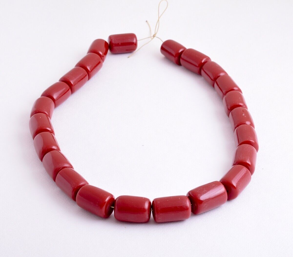 Vintage African Cherry Amber Beads Strands-resin-faux amber