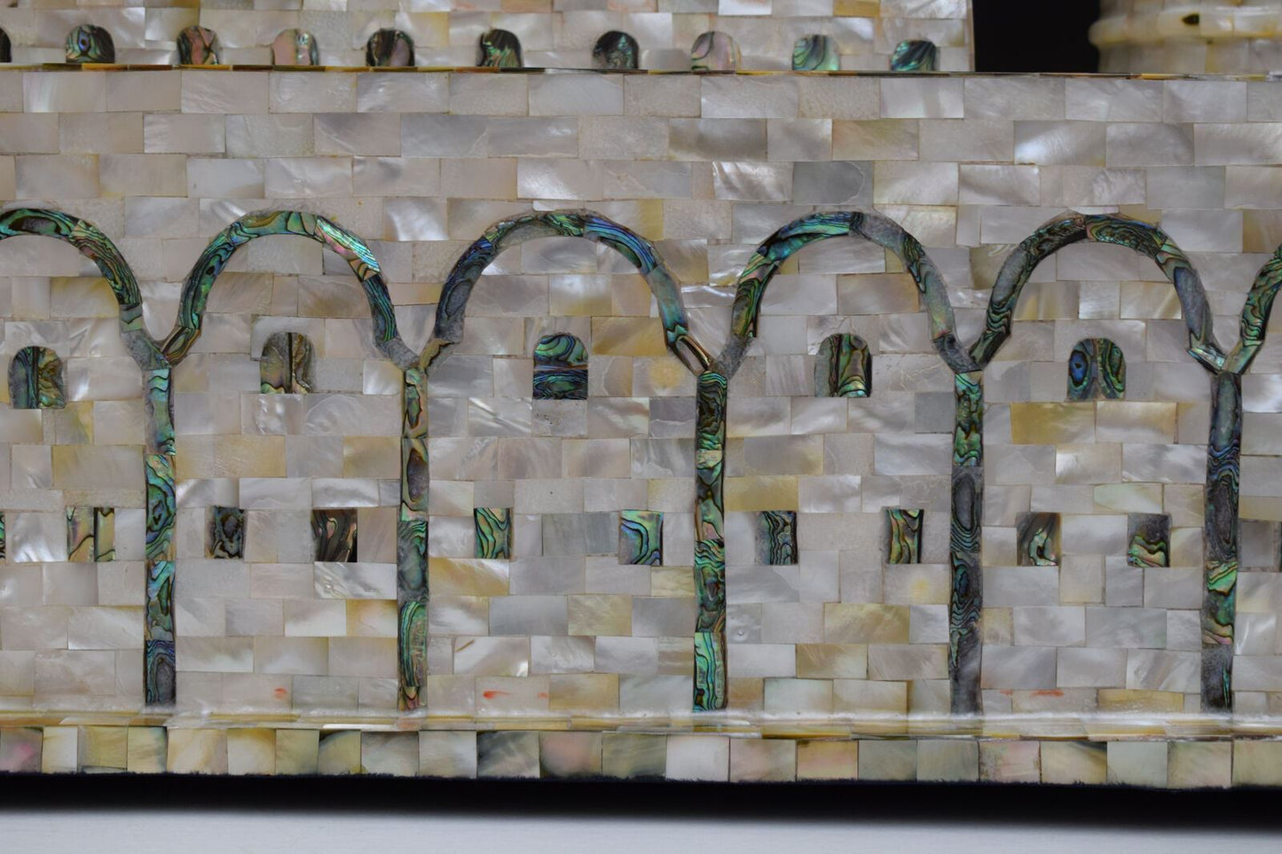 LARGE Al-Aqsa Mosque Jerusalem mother of pearl inlays-Muslim Islamic Holy Mosque