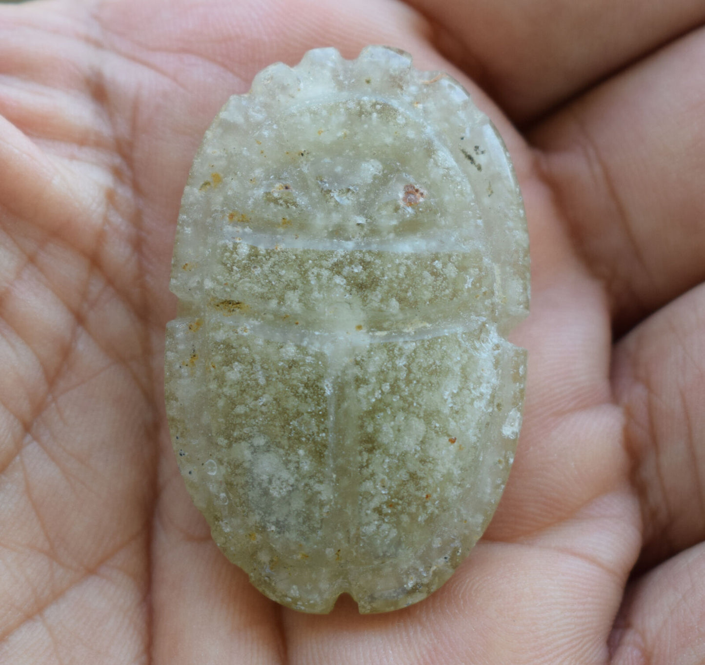 Libyan Desert Glass, Egyptian Scarab, Scarab Beetle, asteroids Impact, 89 Carat