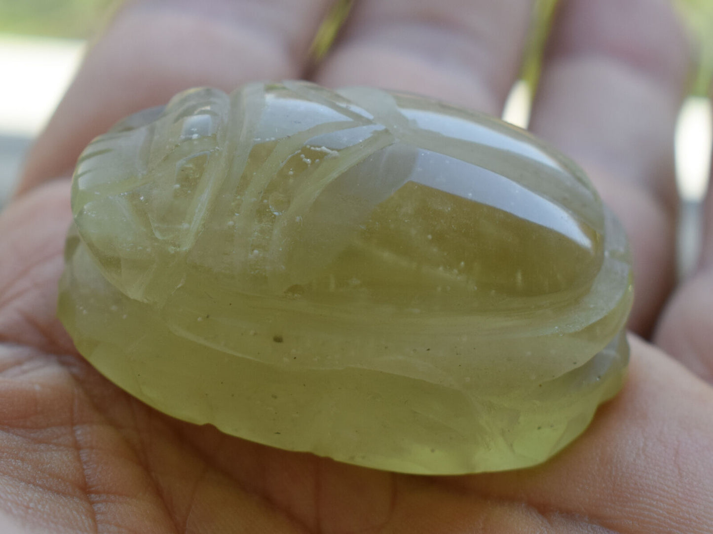 Libyan Desert Glass, Egyptian Scarab, Scarab Beetle, asteroids Impact, 305 Carat