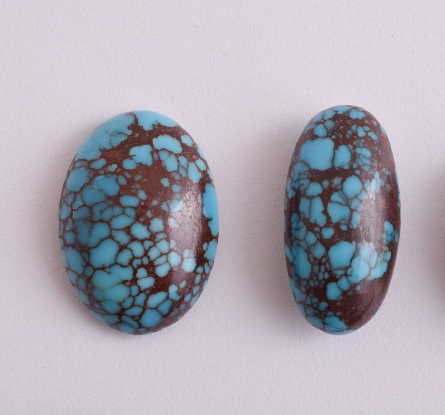 Egyptian Turquoise spiderweb Cabochon/  8 Cab cabochon stone- 276 Carats-Lot