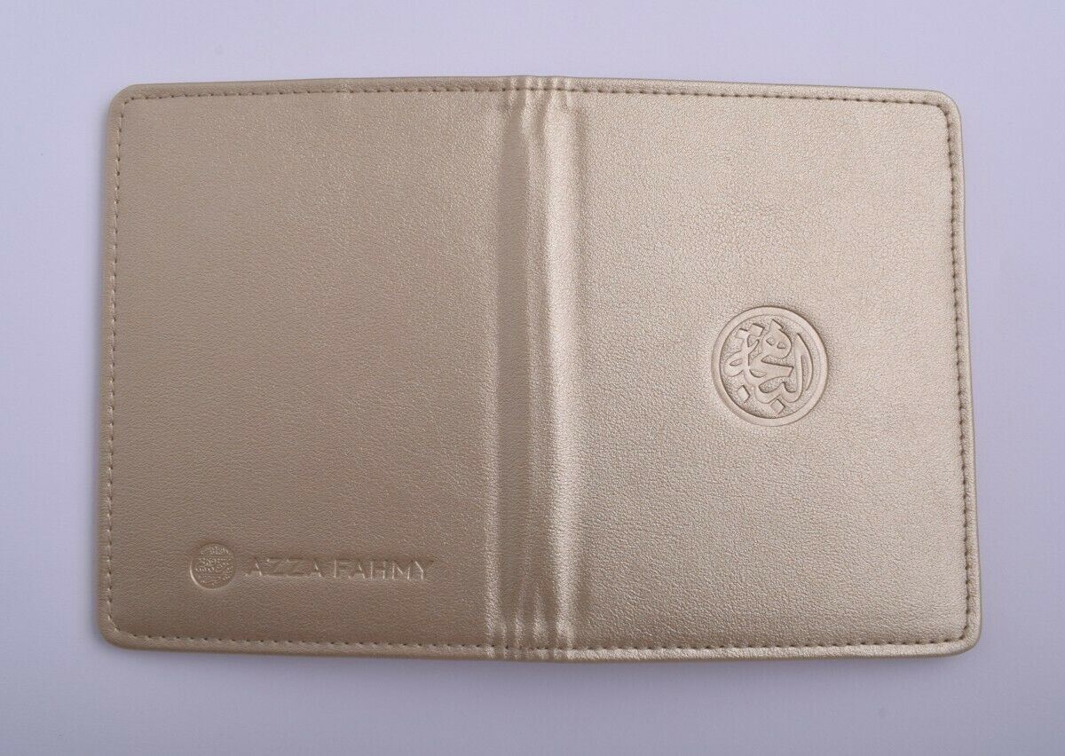 Passport Holder-Azza Fahmy-Handcrafted genuine etched leather Card holder Wallet