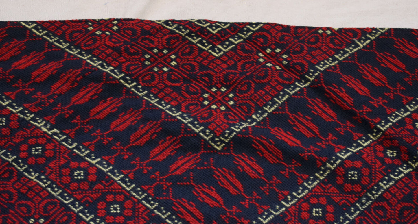 Hand Stitched embroidered Egyptian / Palestinian Bedouin Wrap Shawl Scarf