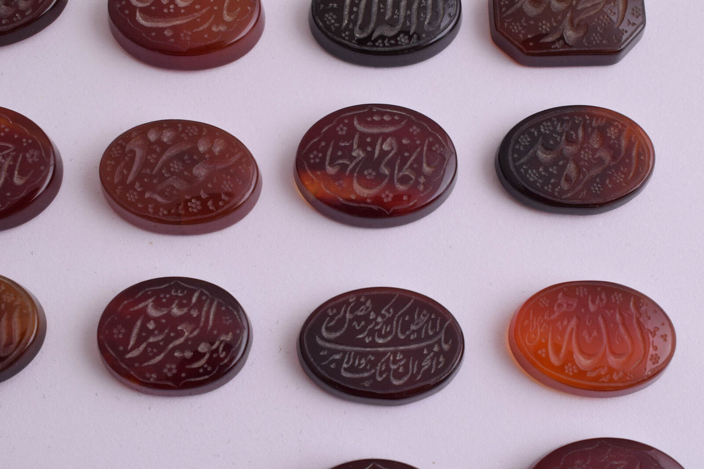 35 Yemeni Yemen kabdi agate aqeeq aqiq stones-Islamic-Middle Eastern- عقيق كبدي