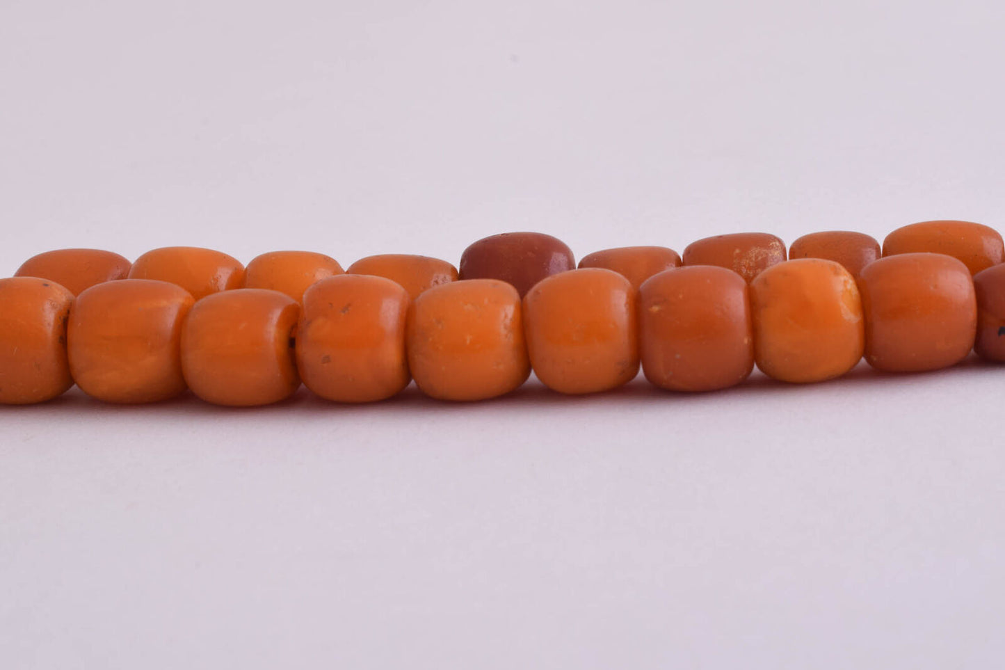 Antique natural butterscotch Amber kahraman Prayer Beads-Bernstein