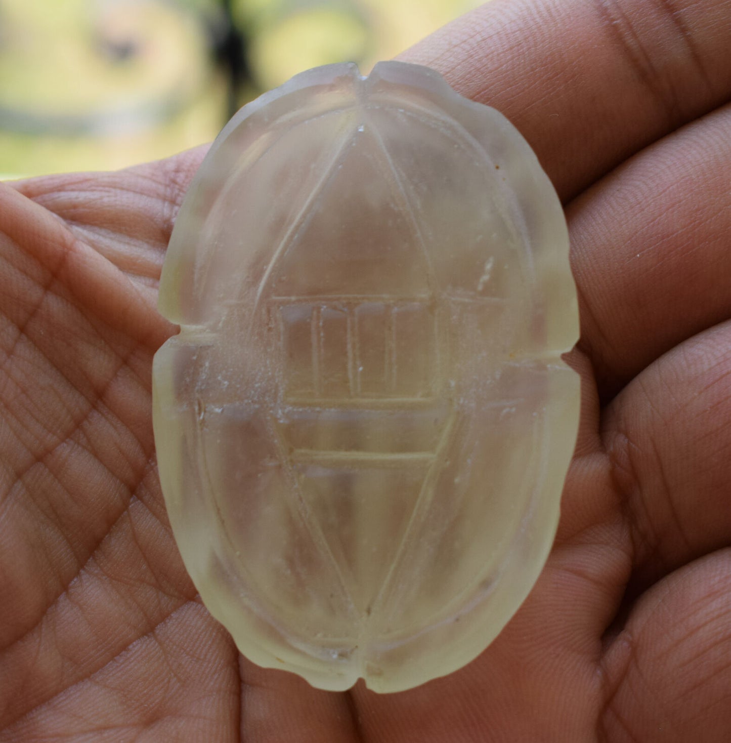 Libyan Desert Glass, Egyptian Scarab, Scarab Beetle, asteroids Impact, 262 Carat