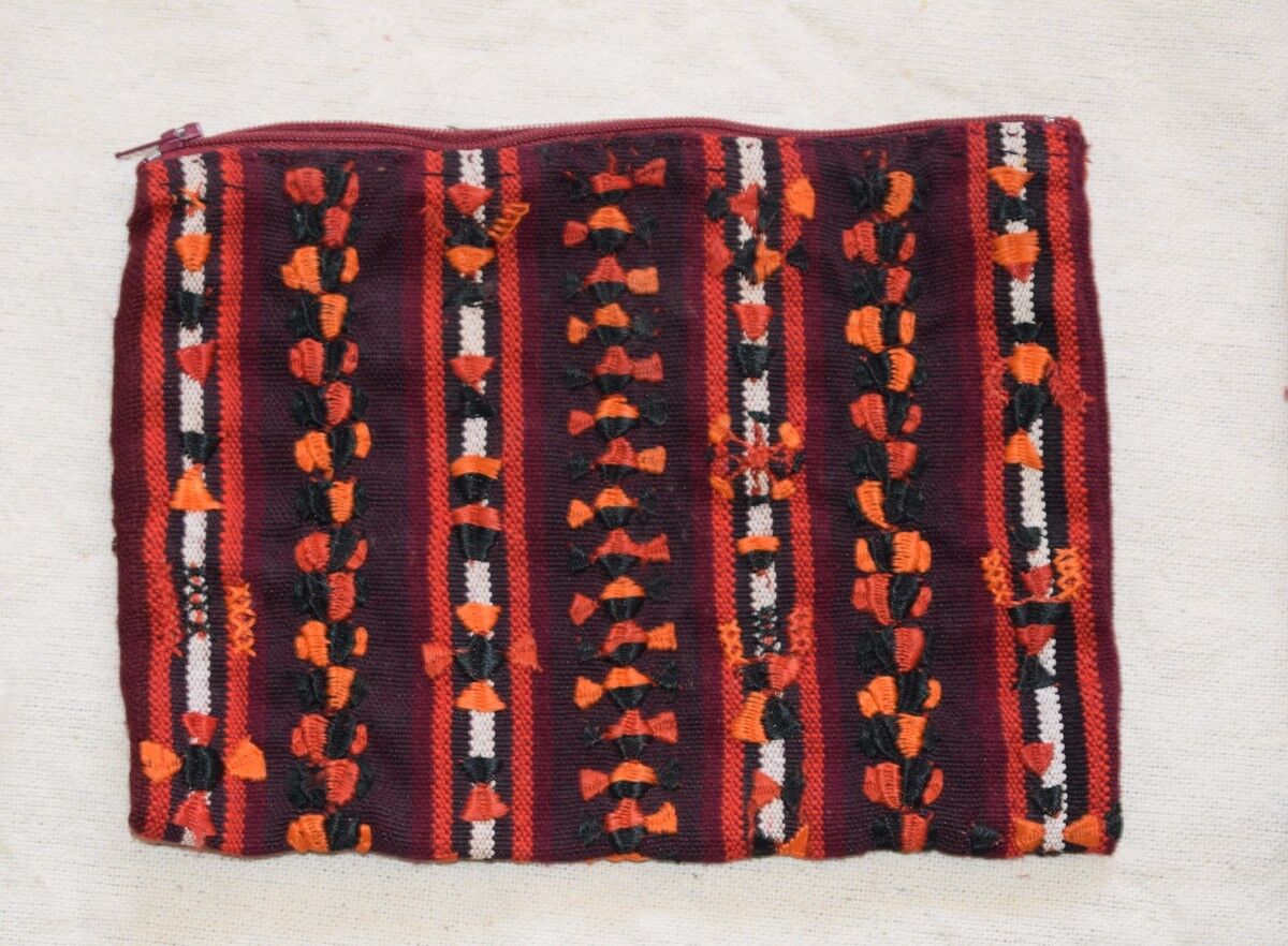 7X Hand stitched embroidered/ beaded Egyptian Bedouin Siwa Purse bags