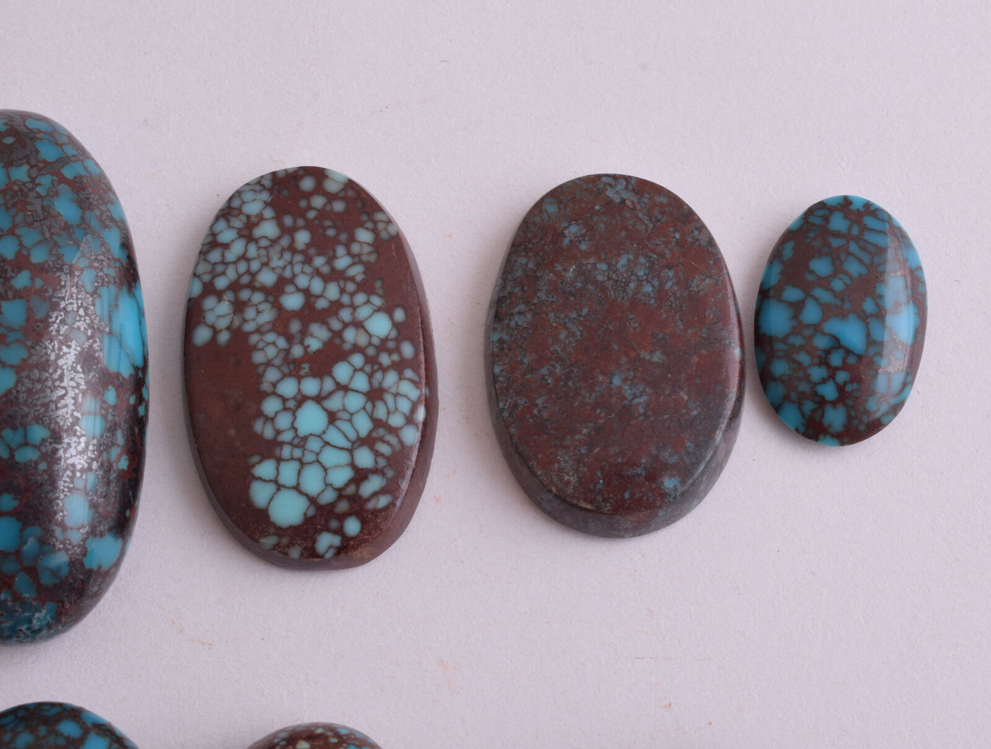 Egyptian Turquoise spiderweb Cabochon/ 11 Cab cabochon stone- 457 Carats-Lot