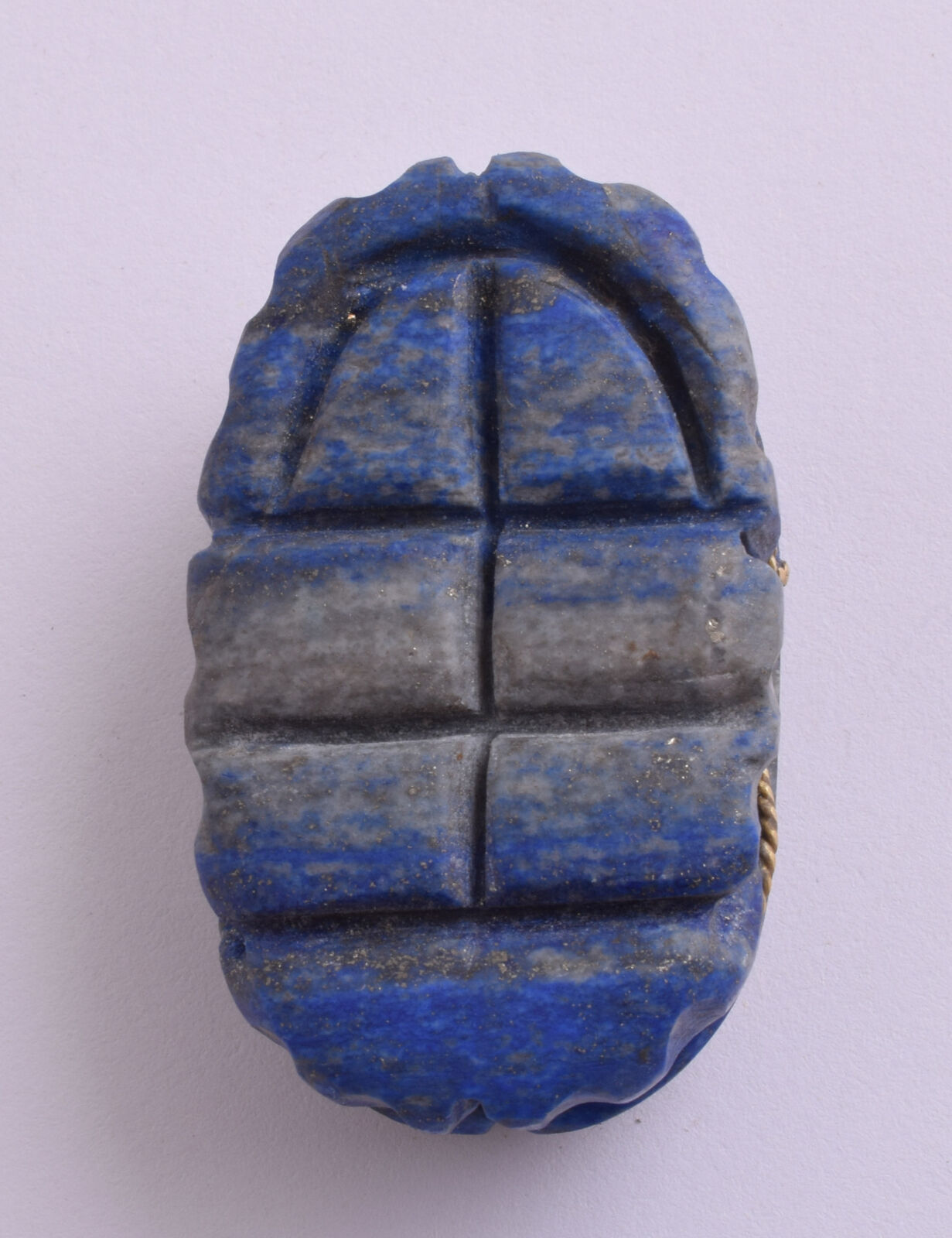 Egyptian Scarab-Hand Carved egyptian Lapis Lazuli SCARAB- 2.2" / 82 gram