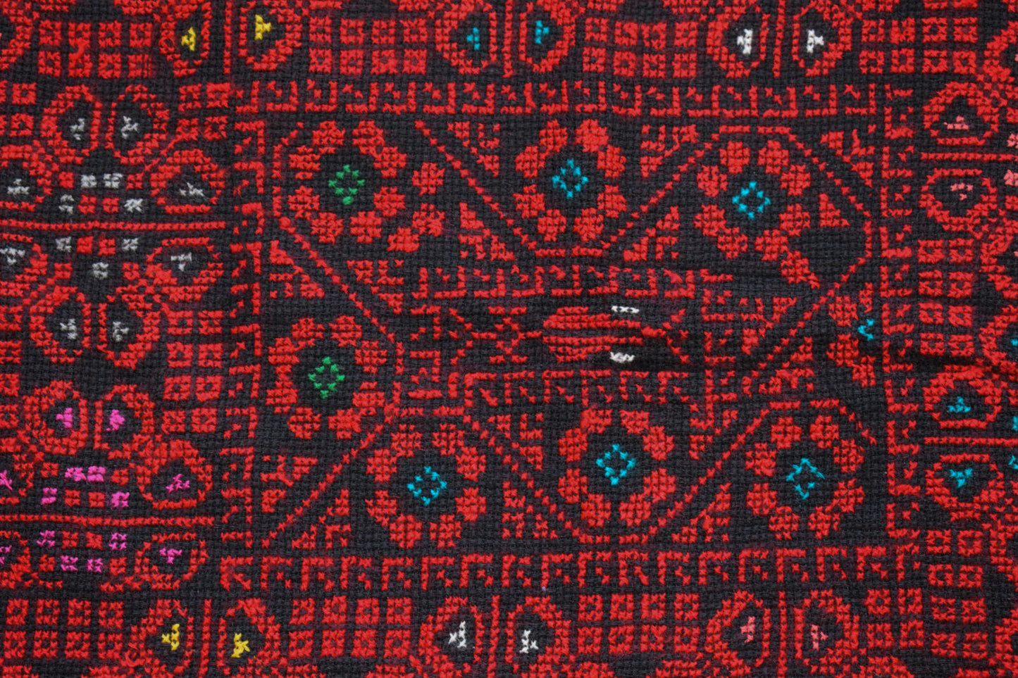 Egyptian Palestinian Bedouin Tablecloth-Hand Stitched embroidered  Tablecloth