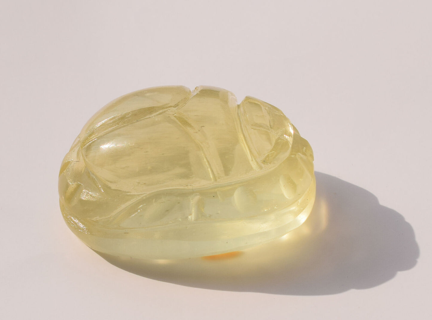 Libyan Desert Glass, Egyptian Scarab, Scarab Beetle, asteroids Impact- 115 Carat