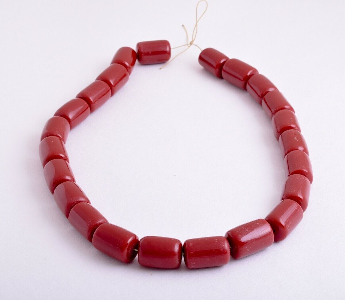 Vintage African Cherry Amber Beads Strands-resin-faux amber