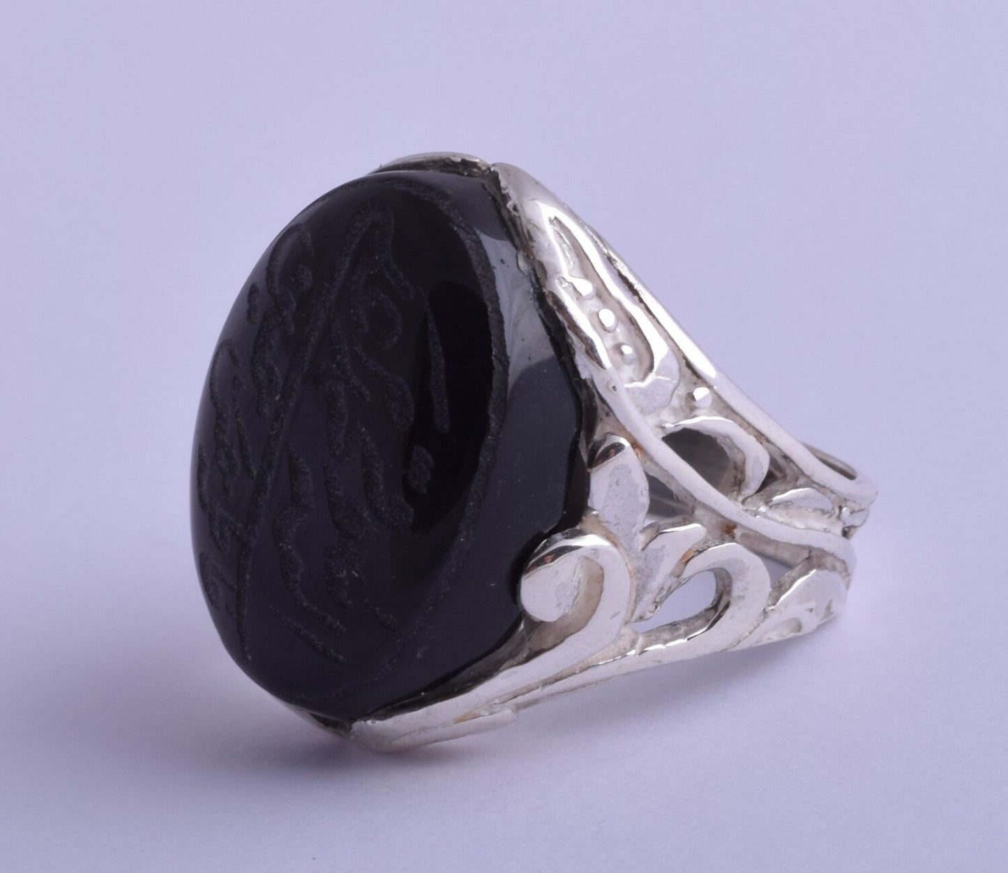 Yemeni Yemen kabdi agate aqeeq aqiq Silver Men Ring-shefat alabed شفة العبد-DHL