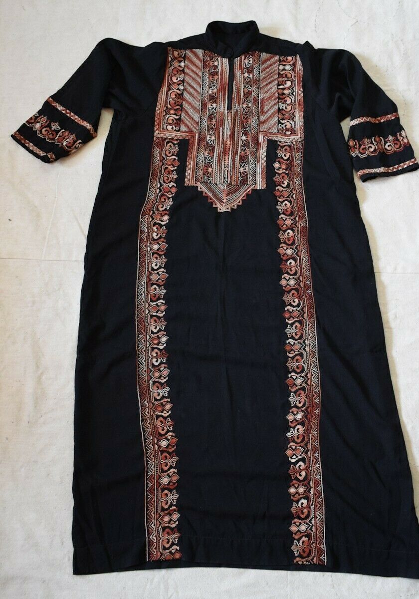 Abaya-Palestinian Dress-Kaftan dress-Bedouin Dress-Hand embroidered-Egyptian