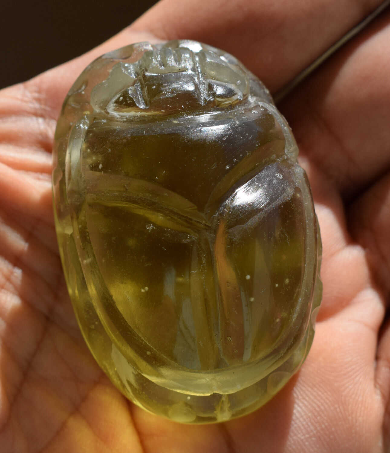 Libyan Desert Glass, Egyptian Scarab, Scarab Beetle, asteroids Impact, 515 Carat