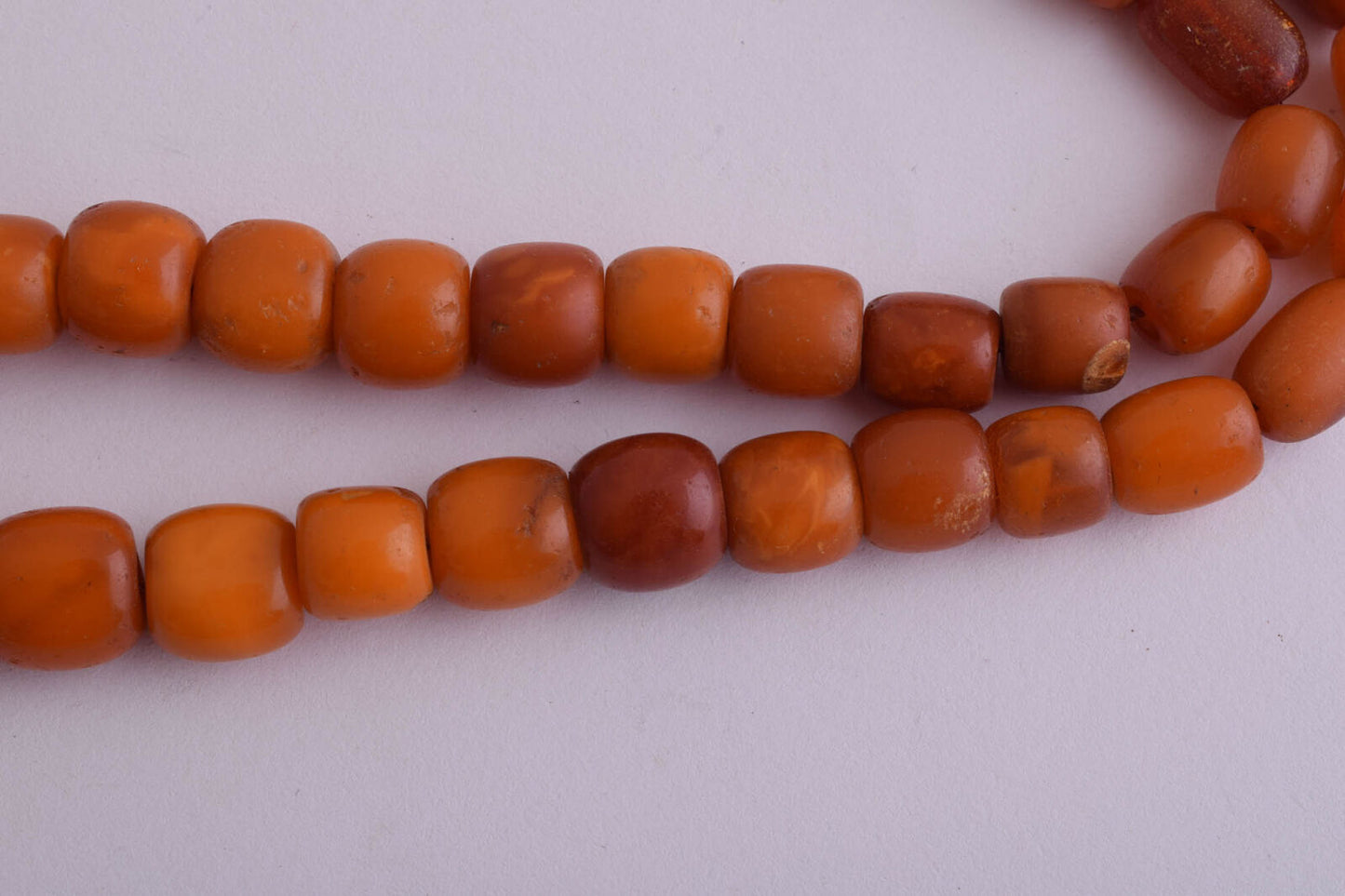 Antique natural butterscotch Amber kahraman Prayer Beads-Bernstein