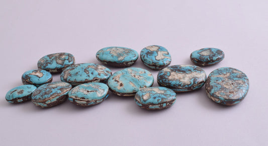 Egyptian Turquoise Cabochon/ 13 Cab cabochon stone- 850 Carats-Lot