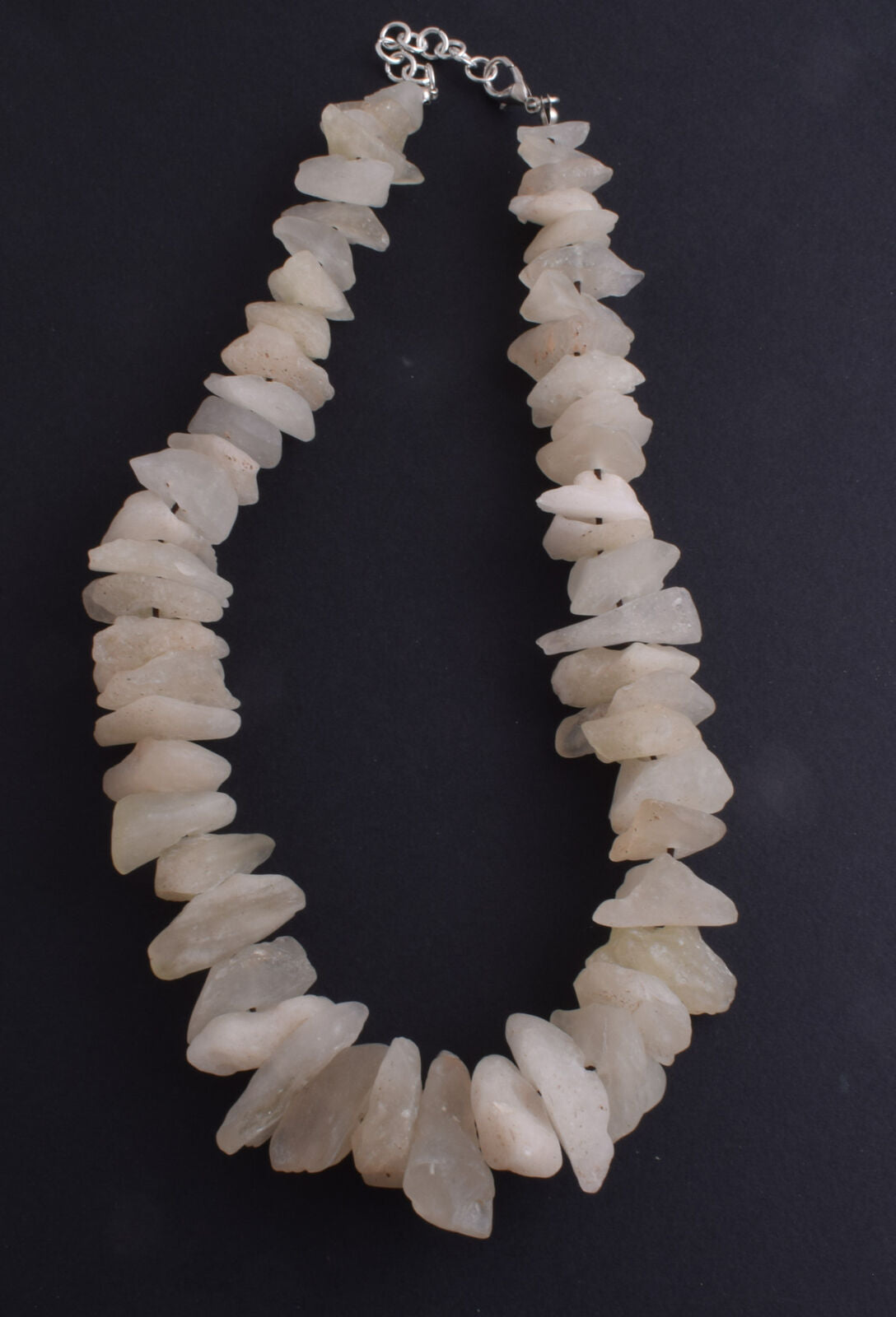 Libyan Desert glass Necklace, desert glass from an asteroid impact-216 grams